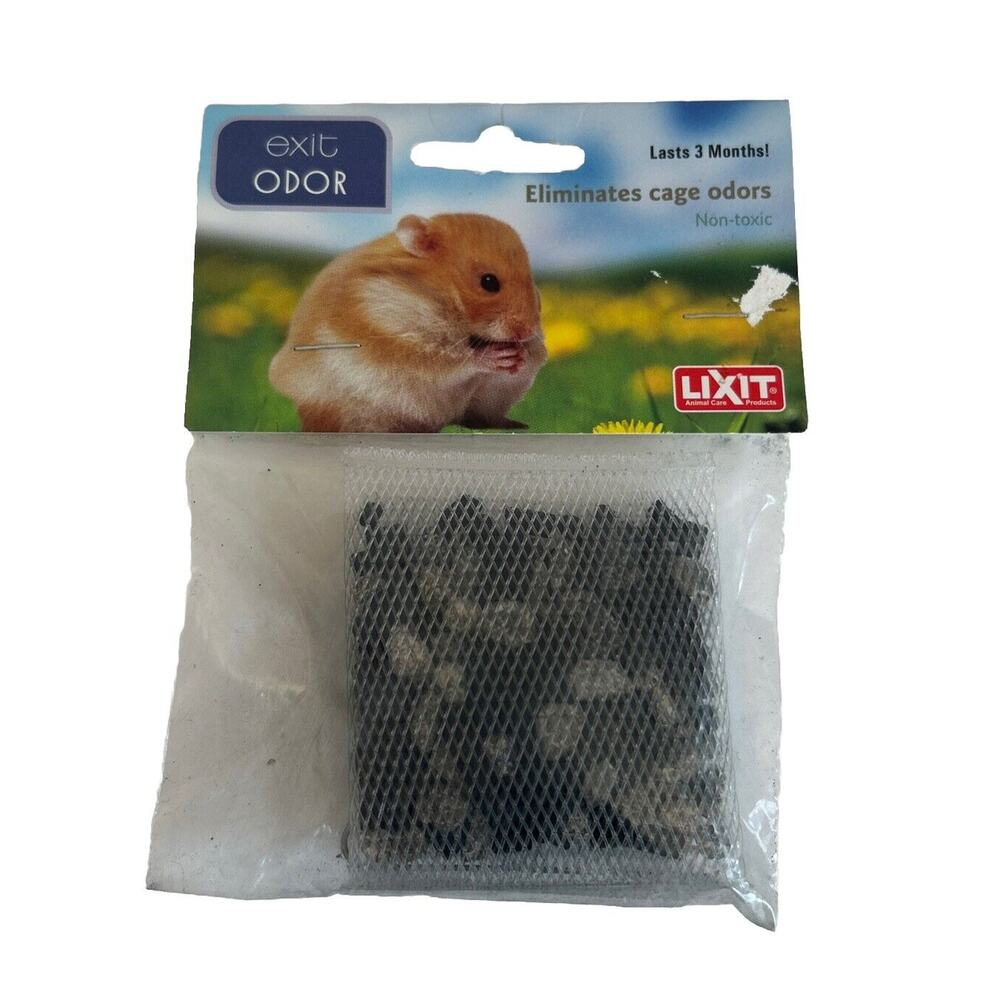 Lixit Exit Odor Eliminates Cage Odors Non-toxic for Small Animals Lasts 3 Months